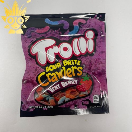 Trolli Edibles 600MG THC | sour brite crawlers