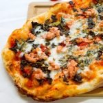 Plant Based Beef And Spinach Pizza ( VEGETARIAN )