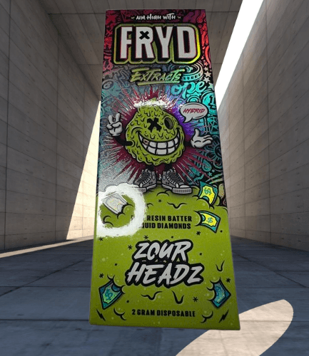 Zour Headz Fryd Extracts Disposable | High thai Weed