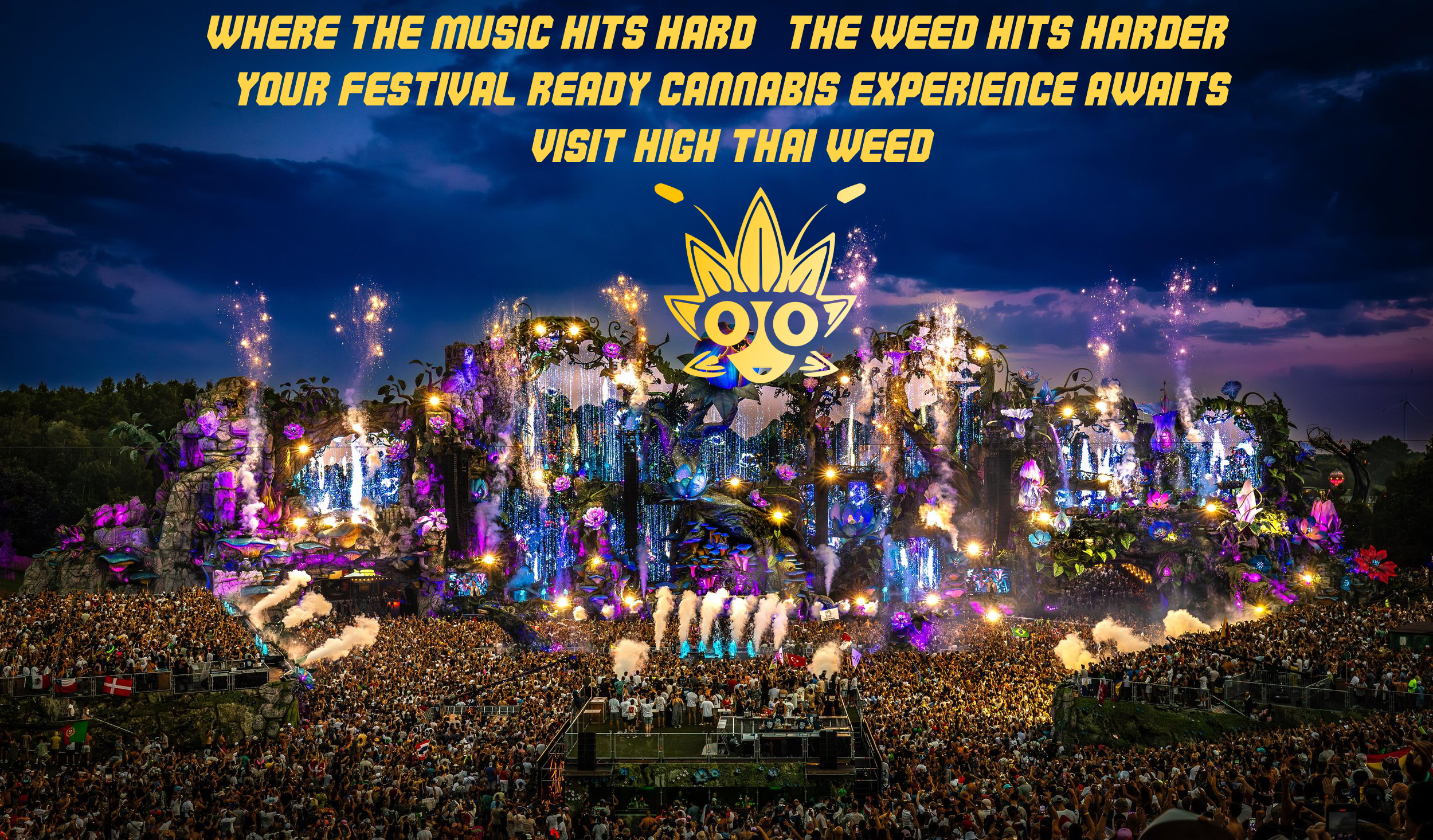 High Thai Weed – award-winning cannabis dispensary near Tomorrowland Thailand 2026 in Bangkok