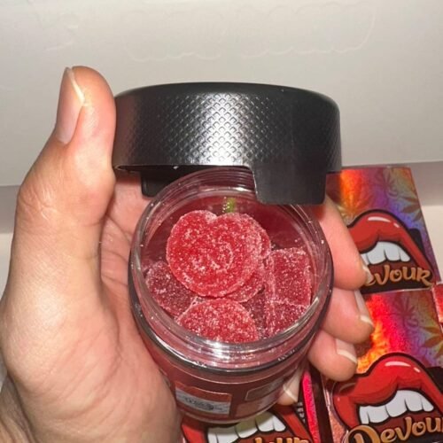 Cannabis infused live rosin nano gummies