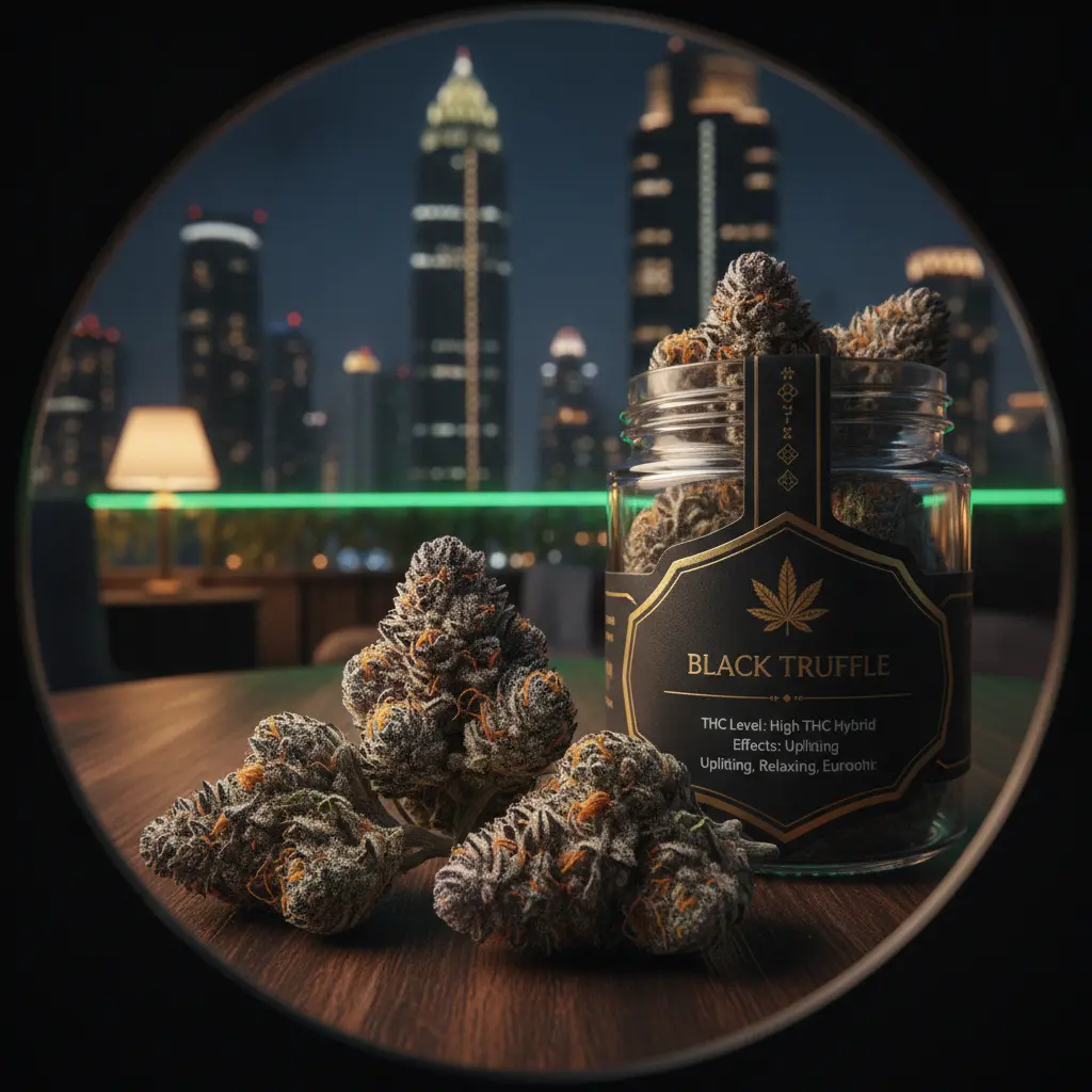black truffle strain thc level