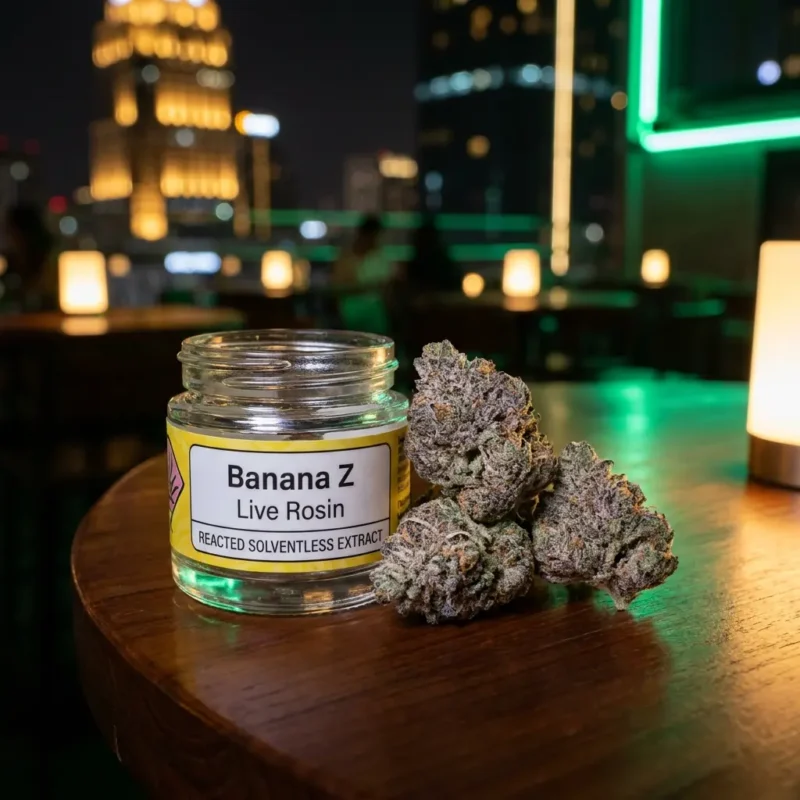 banana z live rosin from reacted