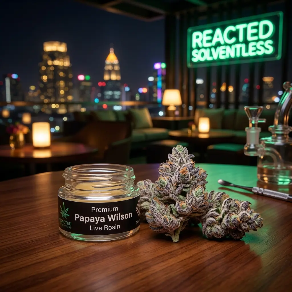 papaya wilson live rosin reacted